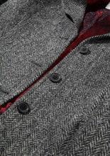 Load image into Gallery viewer, Harris Tweed Claire Hacking Jacket - Charcoal
