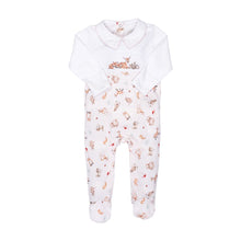 Load image into Gallery viewer, Printed Baby Sleepsuit - Little Forest
