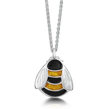 Load image into Gallery viewer, Bumblee Enamel Dress Pendant
