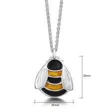 Load image into Gallery viewer, Bumblee Enamel Dress Pendant
