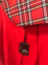 Load image into Gallery viewer, Eliz Scott Scarf Cape with Tartan Contrast
