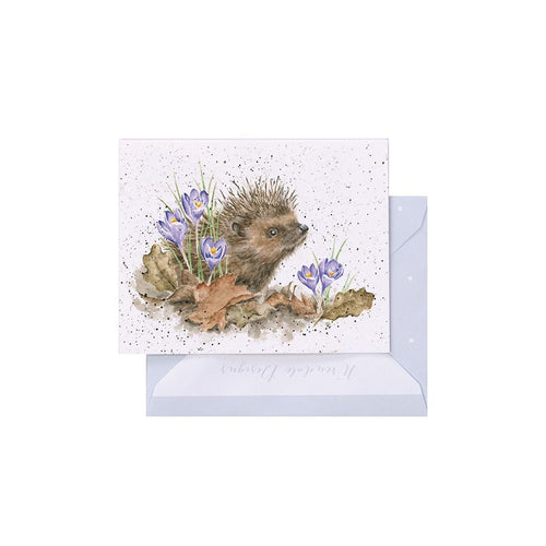 'New Beginnings' Hedgehog Mini Wrendale Gift Card