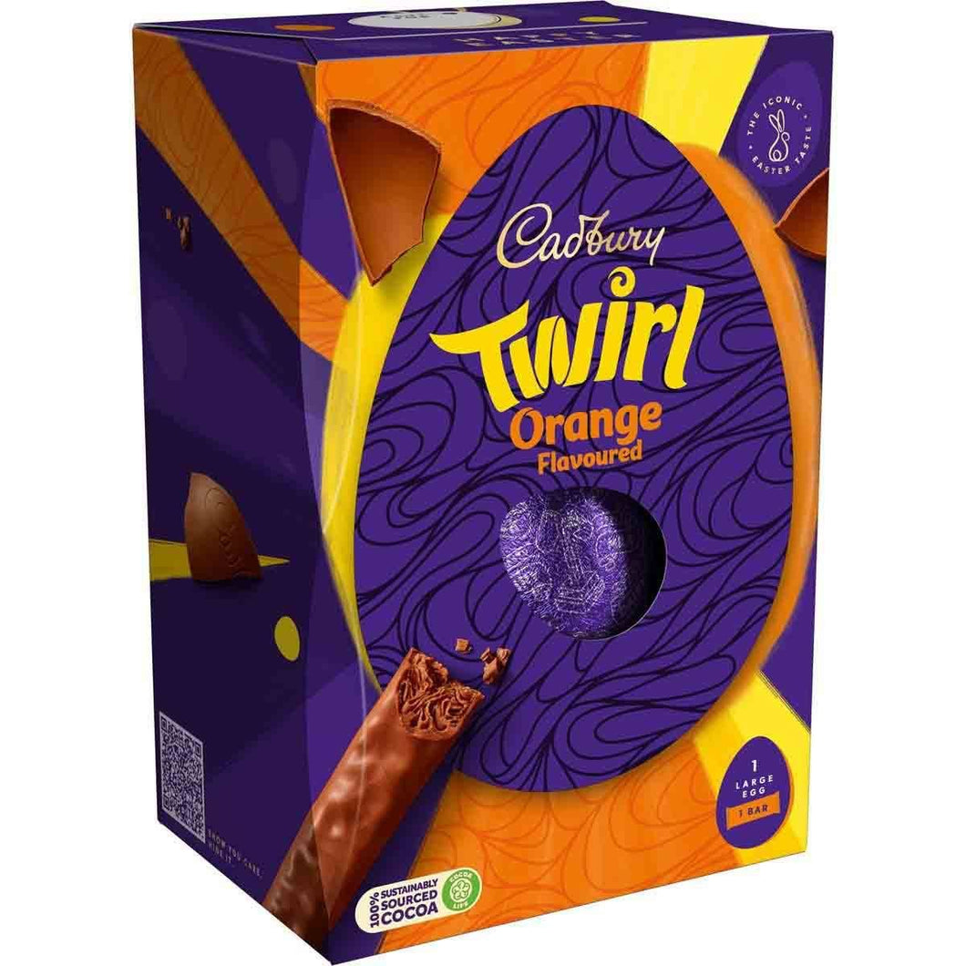 Cadbury Orange Twirl Easter Egg