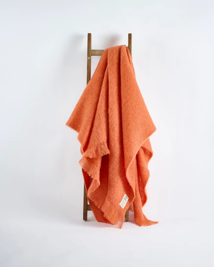 Avoca Russet Mohair Throw The Wee Tartan Shop