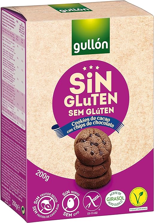 Gullon Gluten Free Chocolate Chip Biscuits