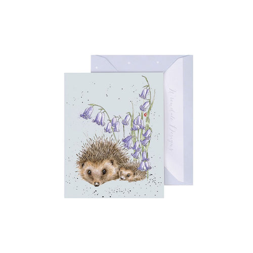 'Love and Hedgehugs' Hedgehog Mini Gift Card