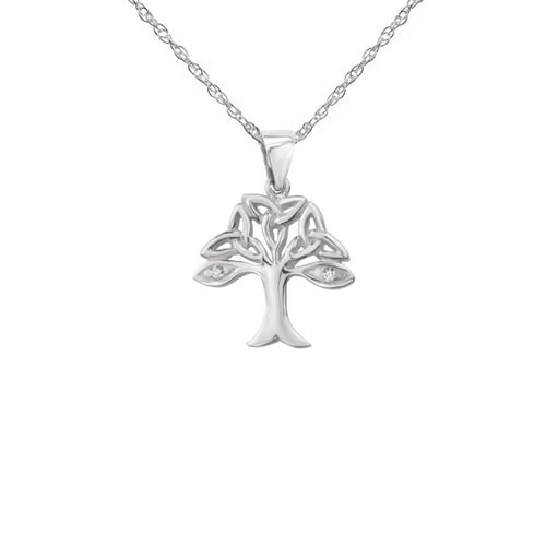 Celtic Tree of Life Silver Pendant