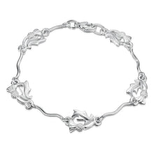 Load image into Gallery viewer, Thistle 5-link Bracelet in Sterling Silver
