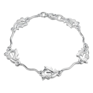 Thistle 5-link Bracelet in Sterling Silver