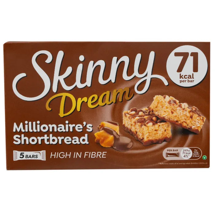 Skinny Dream Millionaire's Shortbread - 5 bars