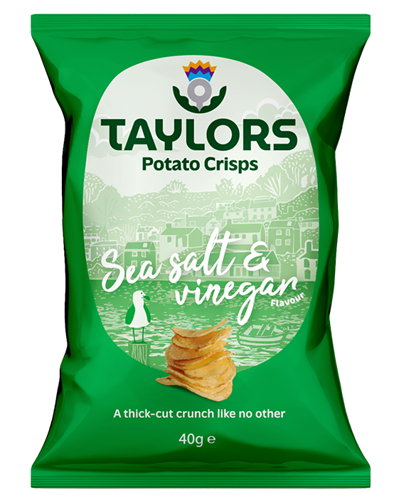 Taylors Sea Salt & Vinegar Flavour Potato Crisps