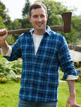 Load image into Gallery viewer, Lee Valley Fleece Lined Flannel Shirt - Blue Check
