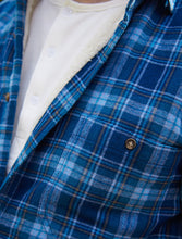 Load image into Gallery viewer, Lee Valley Fleece Lined Flannel Shirt - Blue Check
