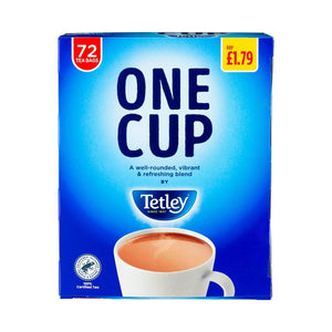 Tetley Tea - One Cup, 72 Bags