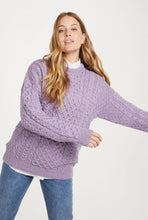 Load image into Gallery viewer, Traditional Merino Wool Aran Sweater
