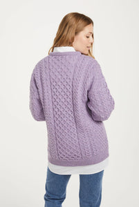 Traditional Merino Wool Aran Sweater