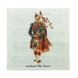 Musical Piper' Luncheon Napkins
