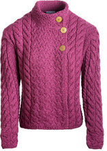 Load image into Gallery viewer, Aran Asymmetrical Cardigan
