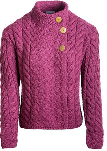 Aran Asymmetrical Cardigan