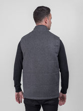 Load image into Gallery viewer, Celtic Tweed Bodywarmer with Leather Trims
