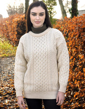 Load image into Gallery viewer, Aran Crew Neck Sweater
