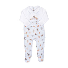 Load image into Gallery viewer, Printed Baby Sleepsuit - Little Paws
