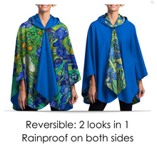 Load image into Gallery viewer, Van Gogh Irises Women&#39;s Rain Cape
