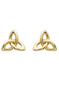 Trinity Stud Earrings 14KT Gold Vermeil