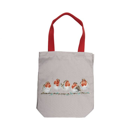 Wrendale Jolly Robin Canvas Tote Bag