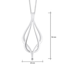 Load image into Gallery viewer, Sheila Fleet Reef Knot Dress Pendant Necklace in Sterling Silver
