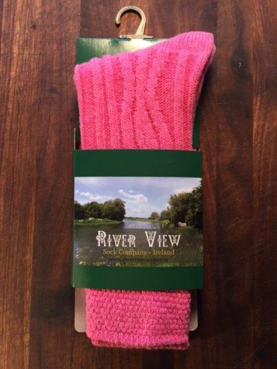 River View Sock Company - Ladies Pink Socks