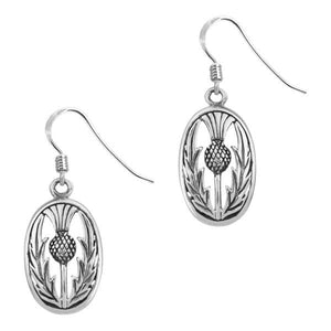 Hamilton & Young Sterling Silver Thistle Earrings