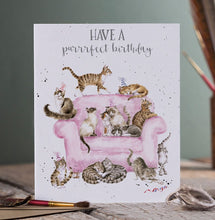 Load image into Gallery viewer, &#39;A Purrrfect Birthday&#39; Cat Birthday Card
