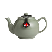 Load image into Gallery viewer, Sage Green 6 Cup Teapot
