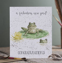 Load image into Gallery viewer, &#39;New Pad&#39; Frog New Home Card
