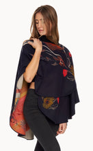 Load image into Gallery viewer, Celtic Shawl with Floral Motif

