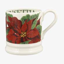 Load image into Gallery viewer, Poinsettia 1/2 Pint Mug
