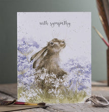 Load image into Gallery viewer, &#39;Here for You&#39; Hare Sympathy Card

