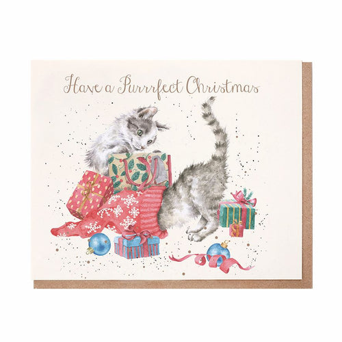 'Have a Purrrfect Christmas' Cat Christmas Card