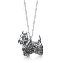 Load image into Gallery viewer, Scottie Dog Pendant in Sterling Silver
