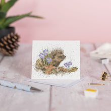 Load image into Gallery viewer, &#39;New Beginnings&#39; Hedgehog Mini Gift Card
