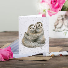 Load image into Gallery viewer, &#39;Little Card, Big Hug&#39; Sloth Mini Gift Card
