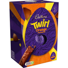 Load image into Gallery viewer, Cadbury Orange Twirl Easter Egg
