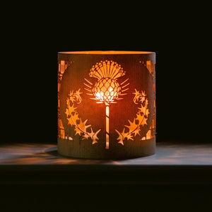 The Scotch Thistle Candle Lantern - Medium