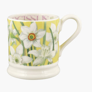 Daffodils & Narcissus Set Of 2 1/2 Pint Mugs