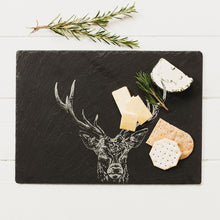 Load image into Gallery viewer, Slate Cheeseboard - Stag Prince
