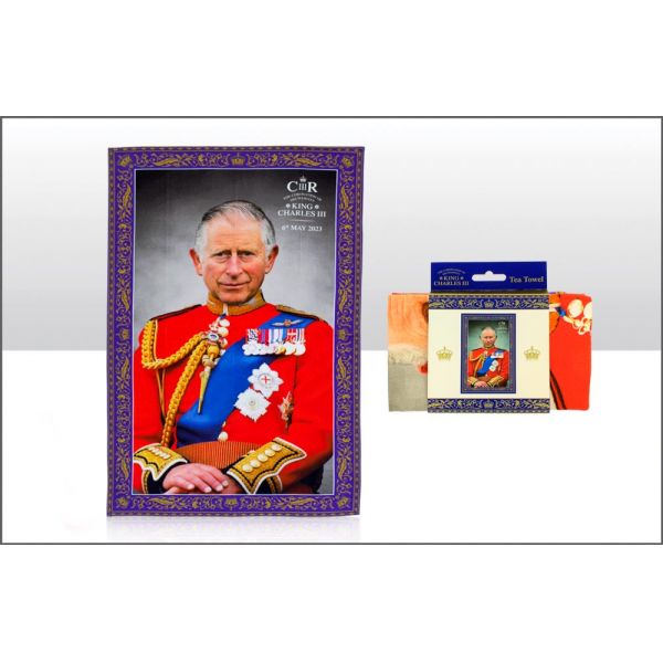 The Coronation of His Majesty King Charles III Tea Towel