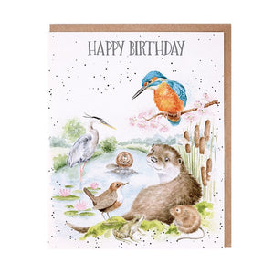 'Otterly Fabulous' Birthday Card