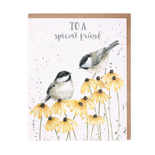 Load image into Gallery viewer, &#39;Let Friendship Bloom&#39; Chickadee Card
