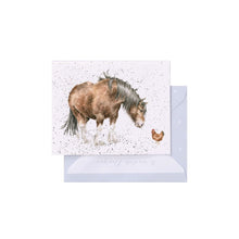 Load image into Gallery viewer, &#39;Farmyard Friends&#39; Horse Mini Gift Card
